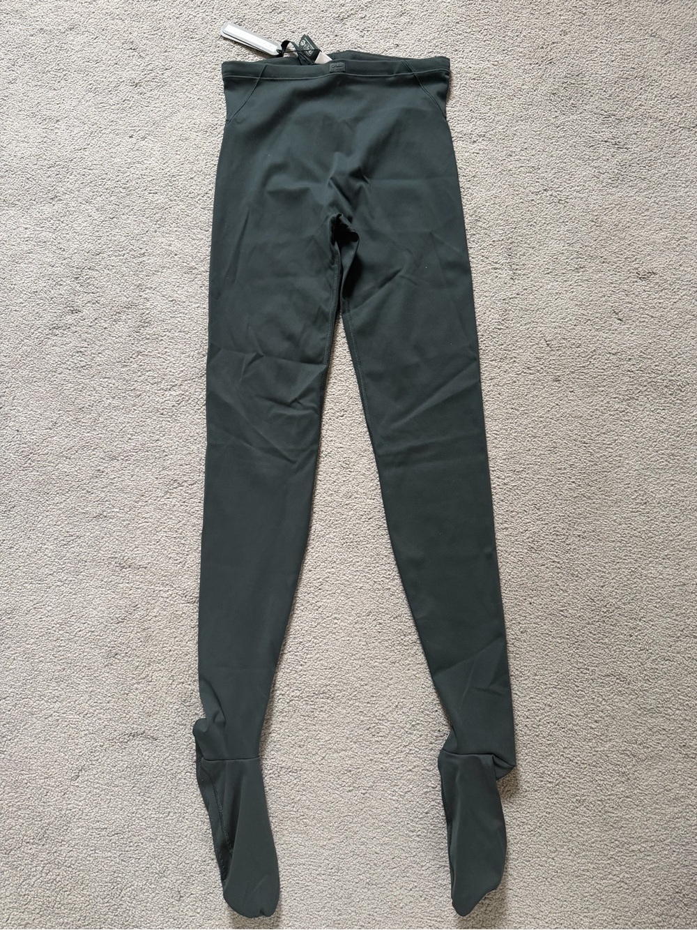 SKIMS NIKE Black Footed Leggings